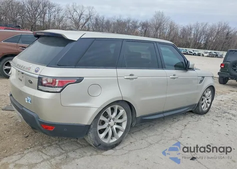 2015 Land Rover Range Rover Sport Hse из США, поврежденный, VIN SALWR2VF1FA515559